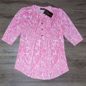 Reborn Women's Shirt Size:L Color: Pink